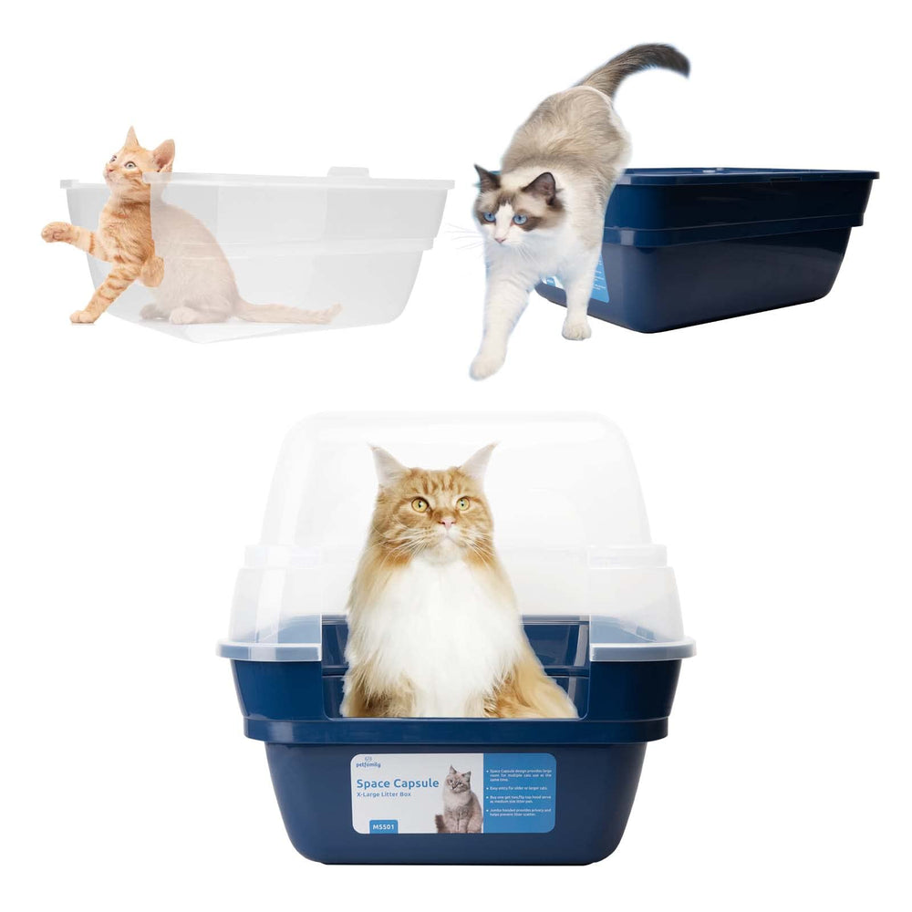 Petfamily elder cat friendly entry provides easy access for seniors.