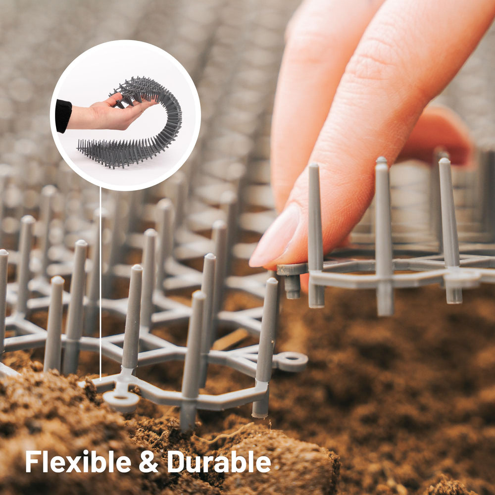 Petfolio indoor-outdoor usage demonstrates versatility for keeping cats and pets away.