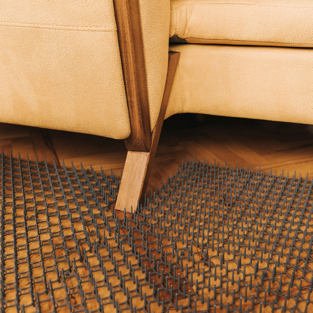 Petfolio durable plastic spikes are designed for repeated indoor use.