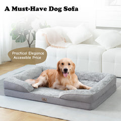 PetFun XL foam closeup highlights high-density egg-crate foam for even distribution
