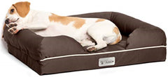 PetFusion Ultimate Dog Bed memory foam base provides cushioned support for restful naps