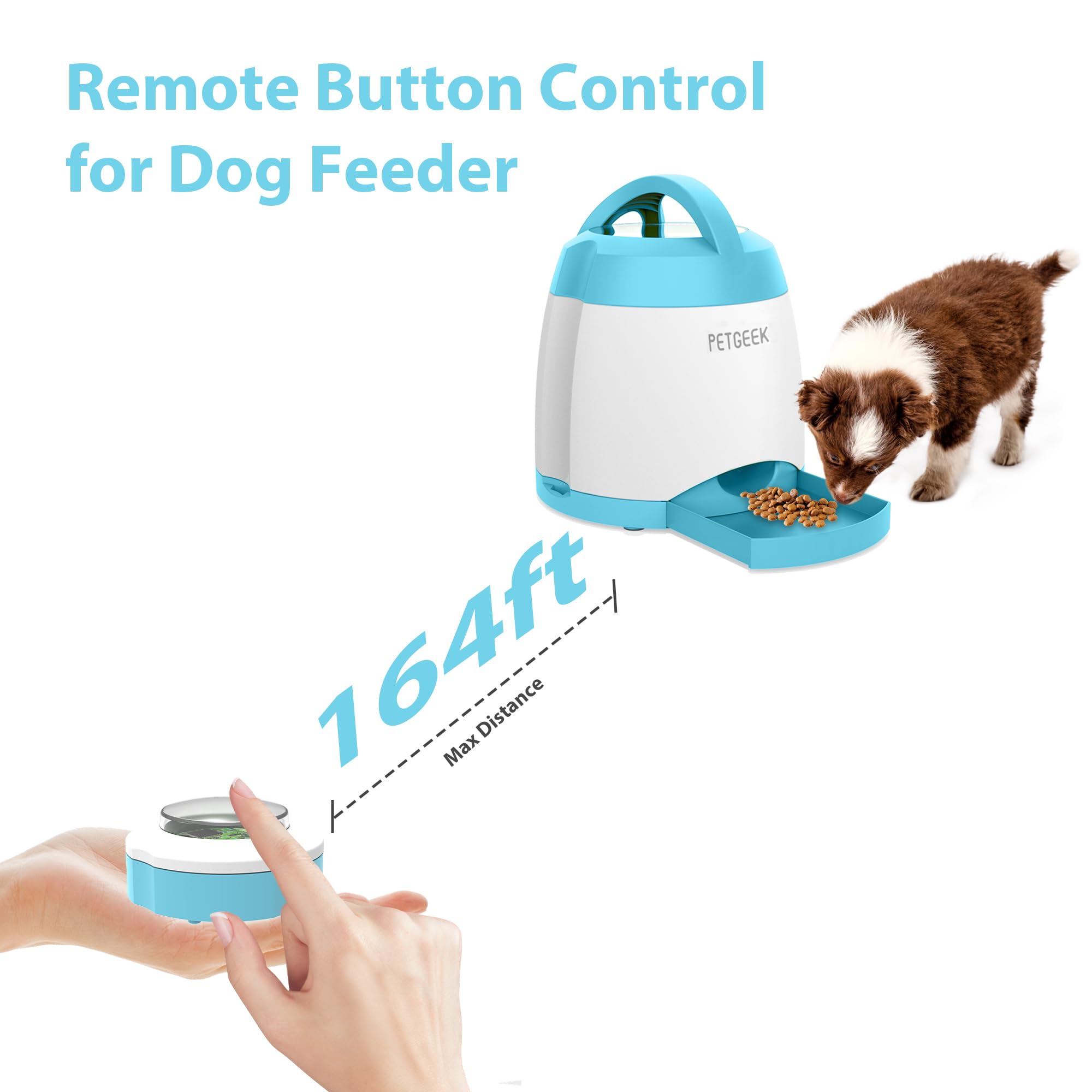 Petgeek 9-sounds button interaction illustrating engaging cues for pets.