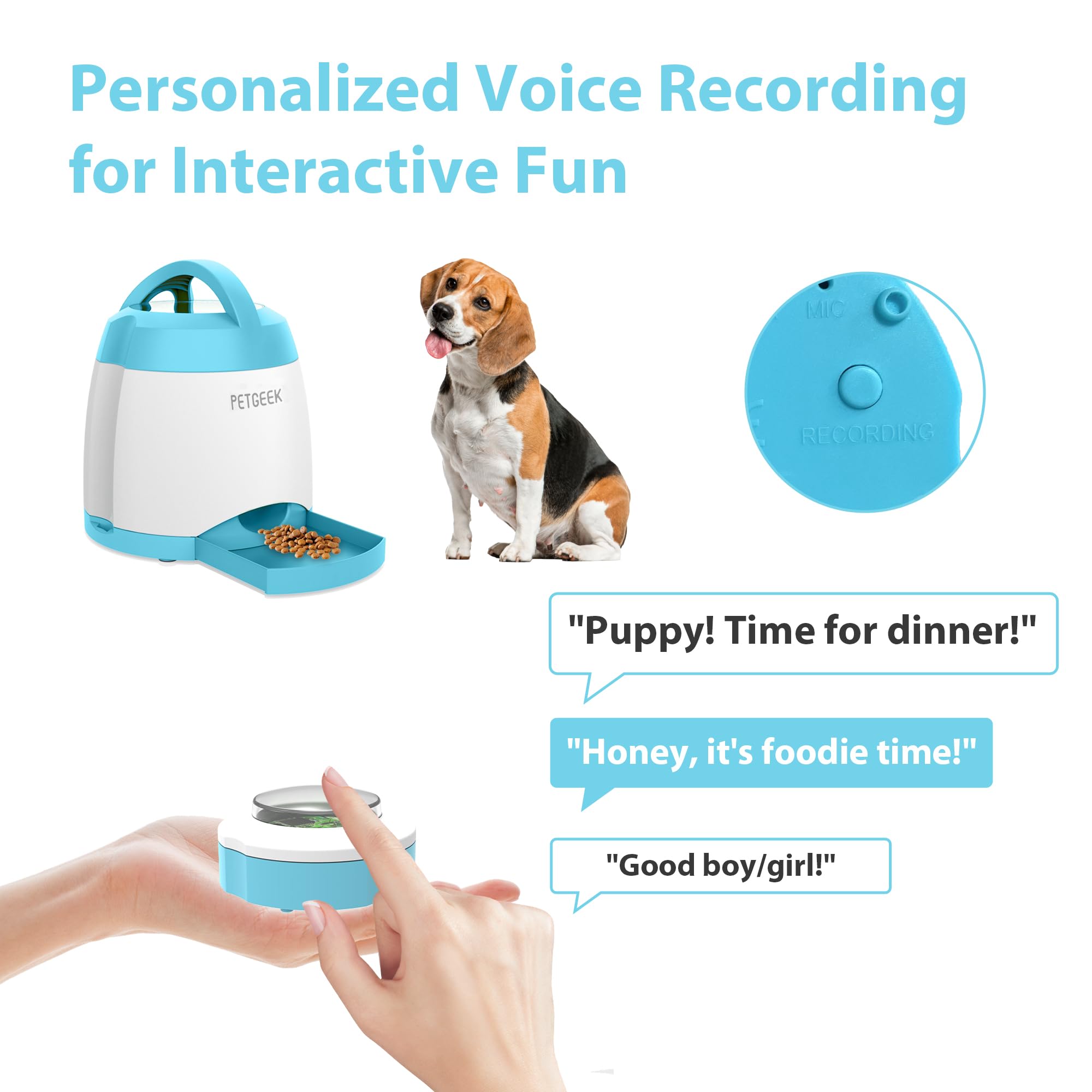 Petgeek dual USB-C powered batteries enable long playtime.