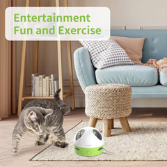 PETGEEK Hidey Mouse side view emphasizes auto-play action for cats