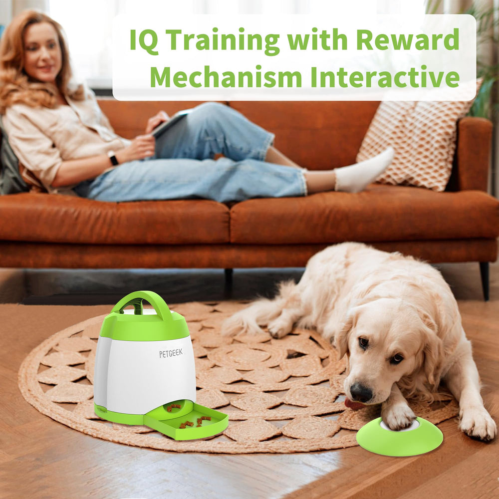 PETGEEK interactive dog toy with sounds engaging treat retrieval