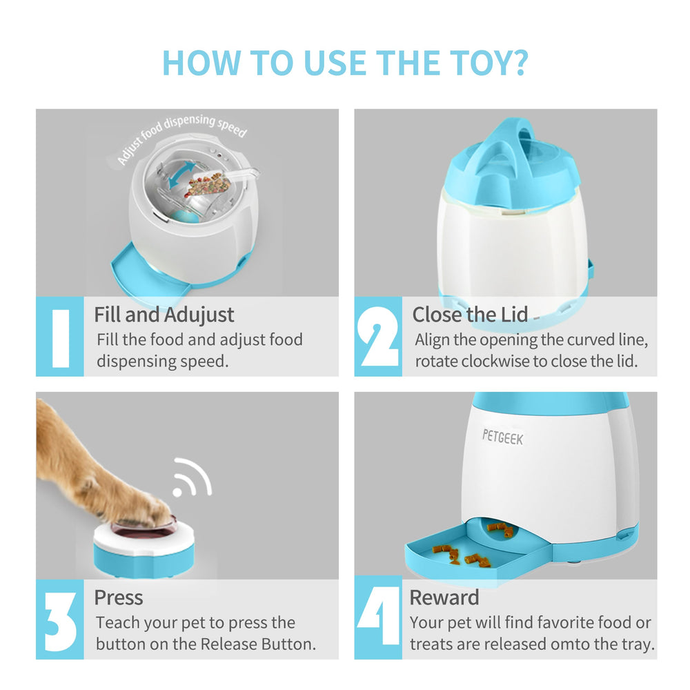 Petgeek remote range indoors and outdoors showing practical reach.