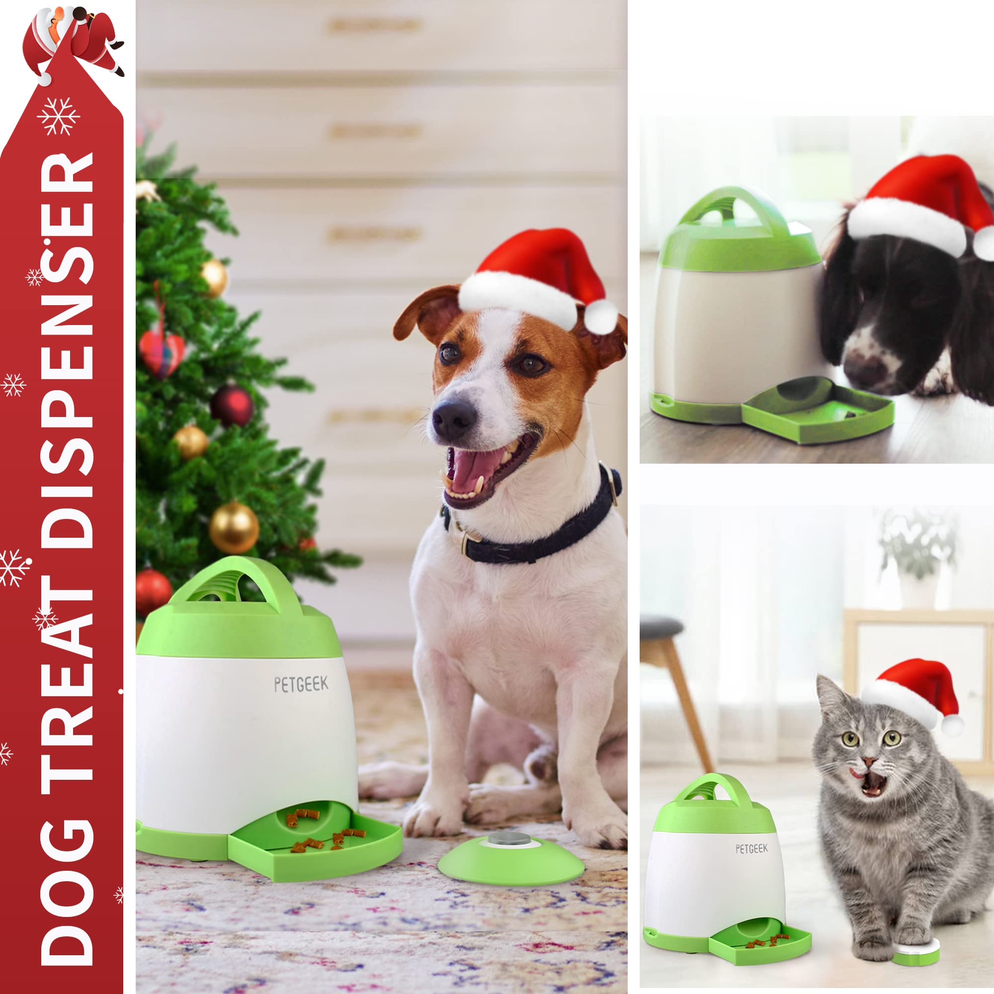 PETGEEK suction peg mount secures the unit on smooth surfaces