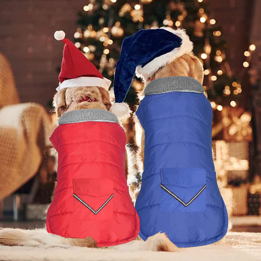 Petglad adjustable fit with hook-and-loop closure ensures a snug, easy-to-put-on coat.