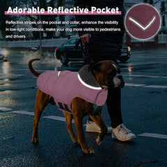 Petglad Dog Coat Adjustable Chest and Neck for secure fit