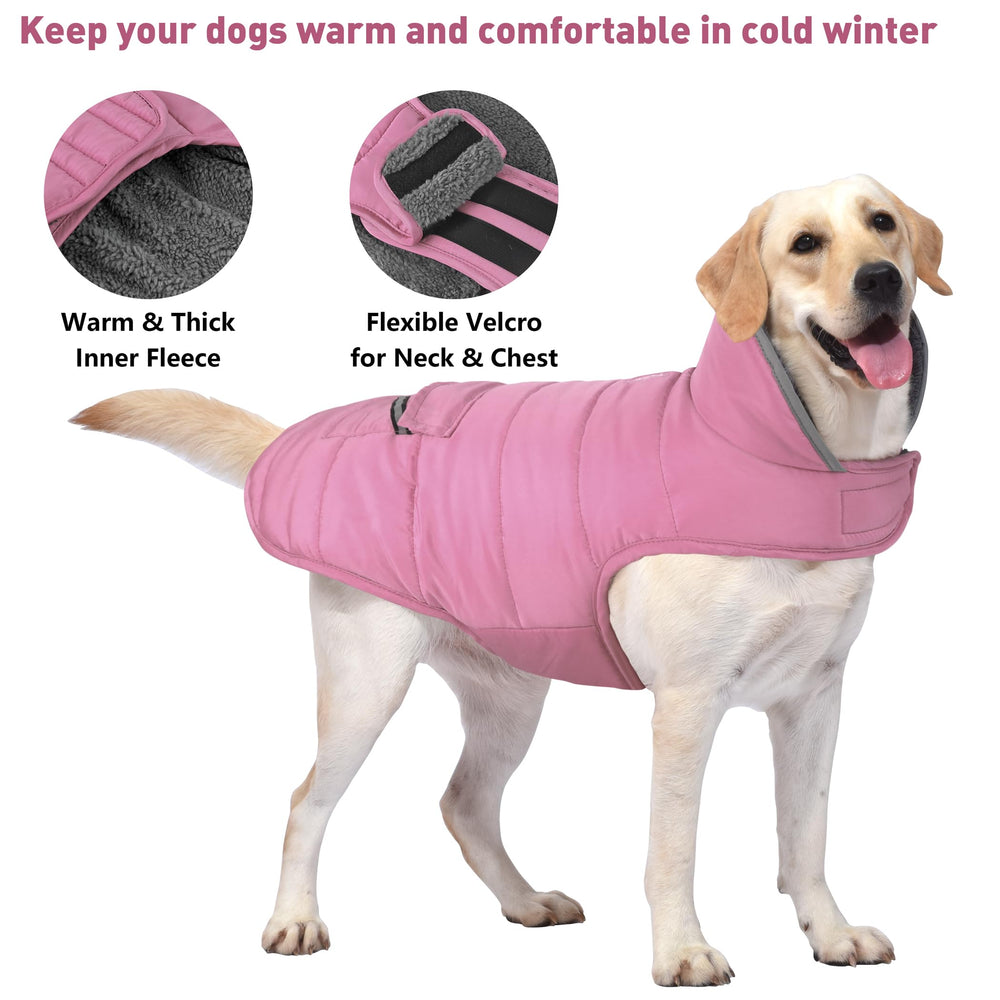 Petglad Dog Coat Reflective Stripes boost visibility during evening strolls