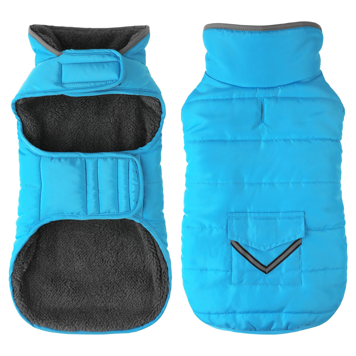 Petglad dog coat waterproof winter jacket keeps pets dry during snowy walks