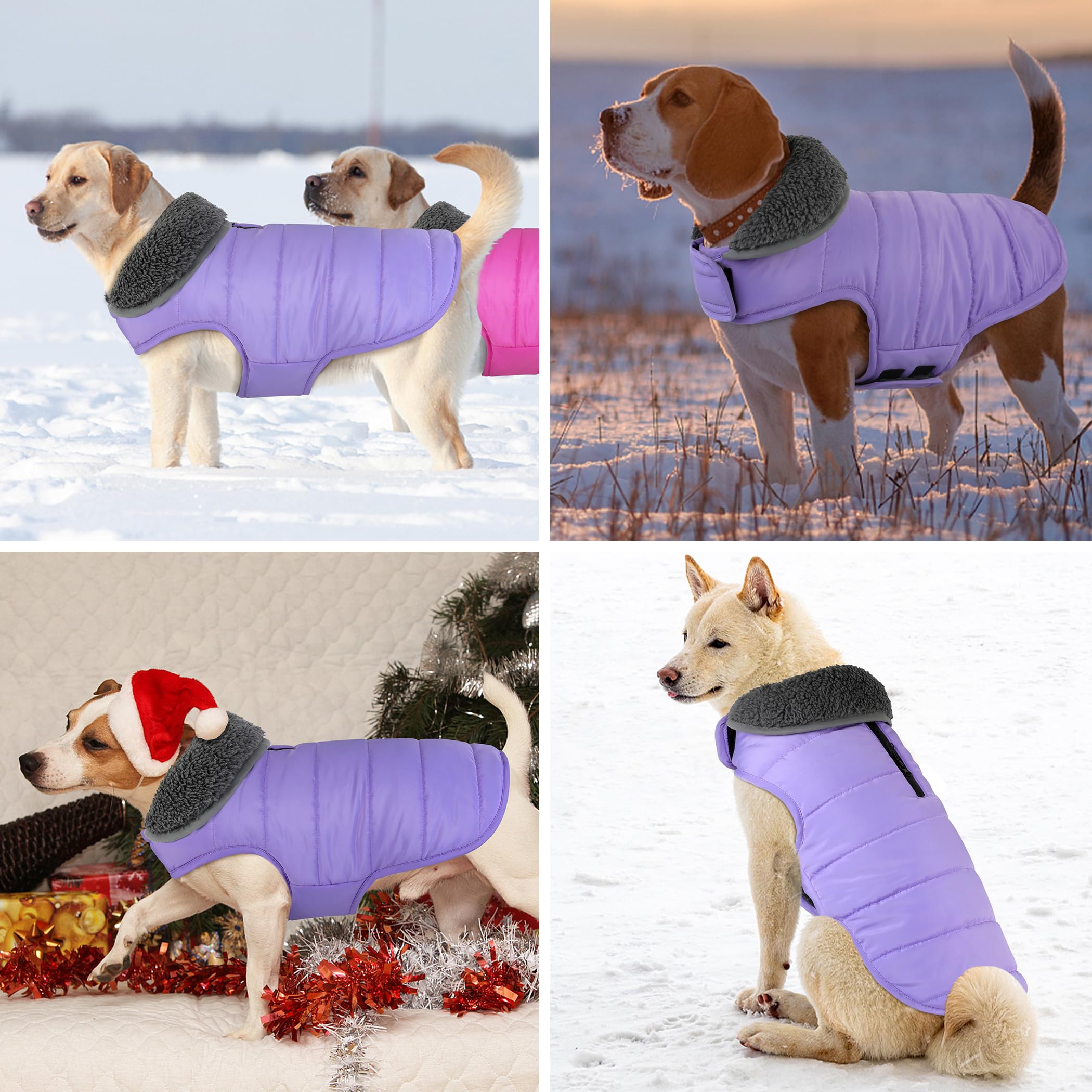 Petglad water-resistant fabric closeup showing protection from snow and fog