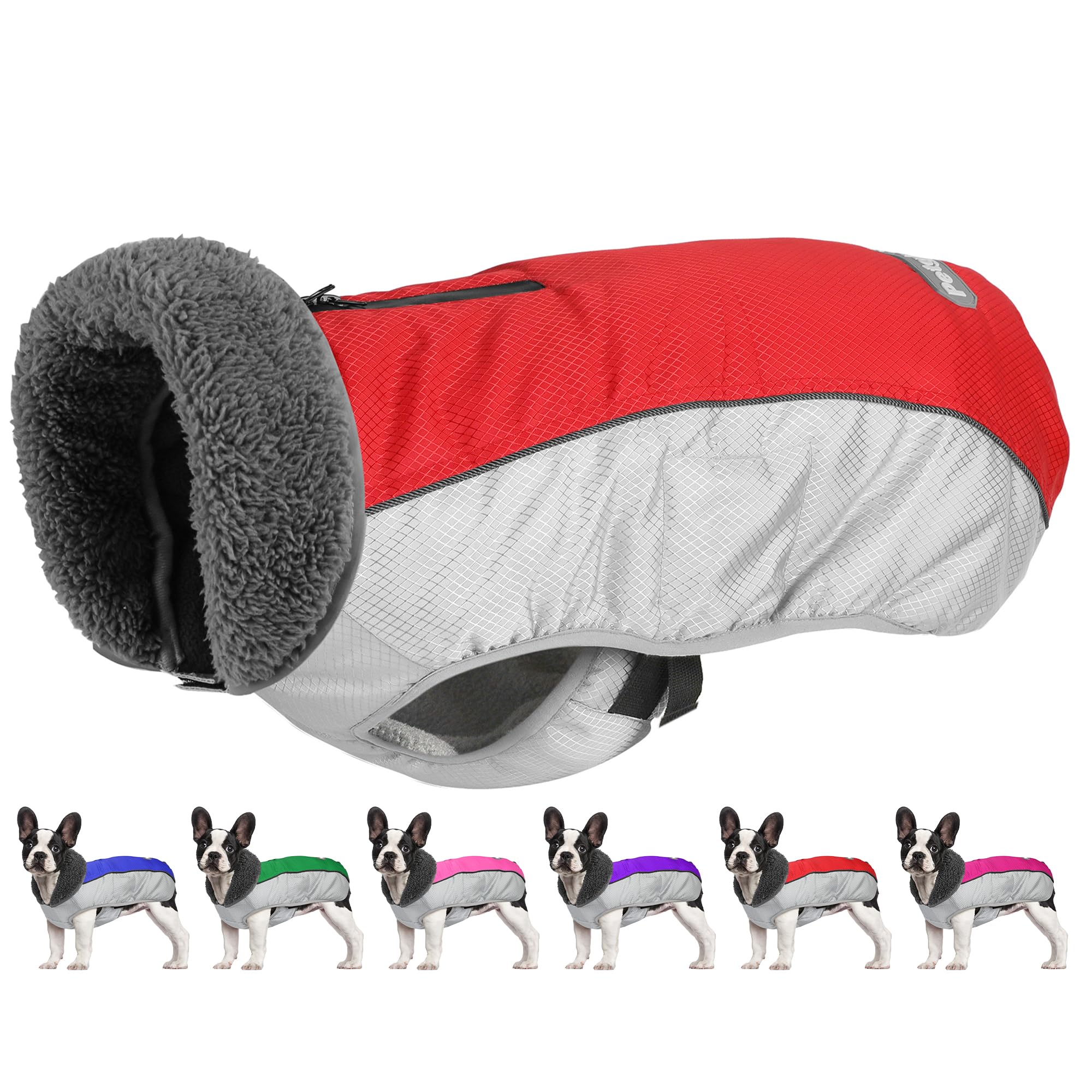 Petglad waterproof ripstop dog coat keeps your pup dry during snow and rain walks