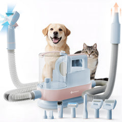 PETGUGU dog grooming kit front view for at-home grooming convenience.
