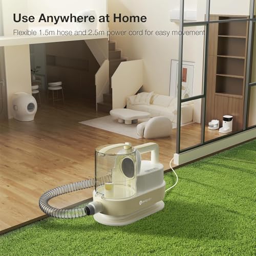 PETGUGU M1 Pro Cream flat suction nozzle cleaning clothes and surfaces