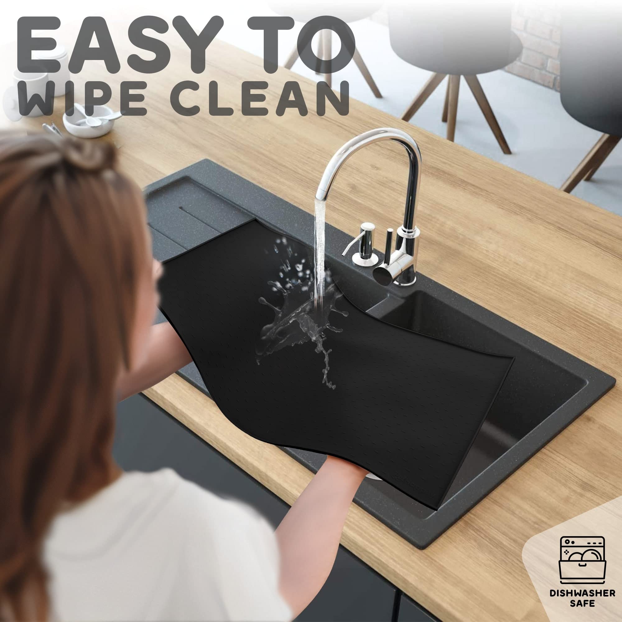 PETHAPPILY durable silicone mat doubles as multipurpose floor mat.