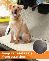 PETICON anti-slip mesh top layer keeps pet comfortable and seat secure.