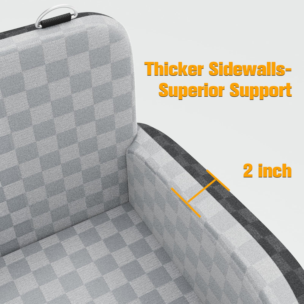 PETICON waterproof booster seat keeps travel clean and organized for everyday car trips.