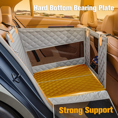 PETICON dog car seat with mesh windows promoting airflow during rides