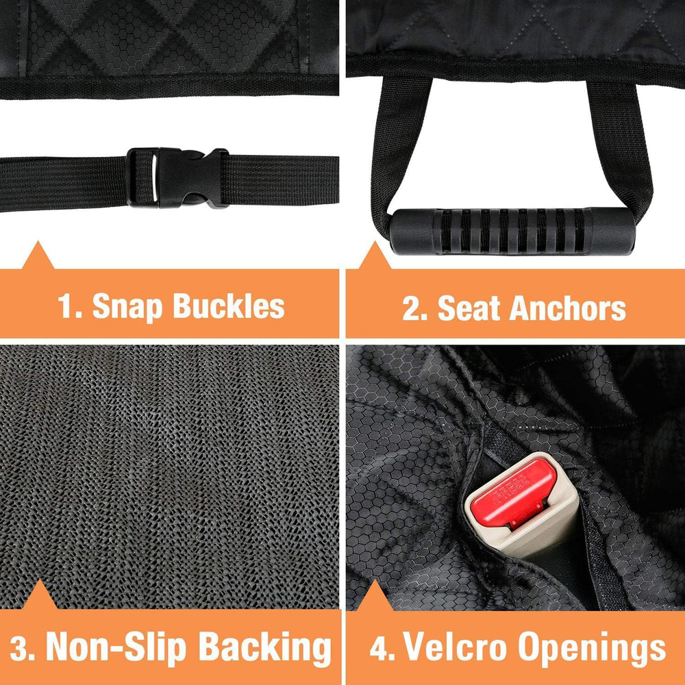 PETICON easy-install design with buckles straps and anchors for quick setup.