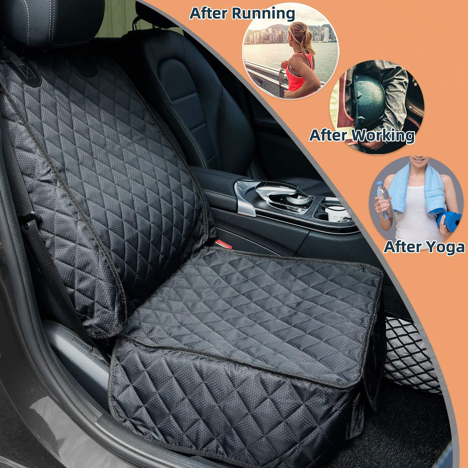 PETICON front-seat-cover side-flaps shield seat edges from dog claws