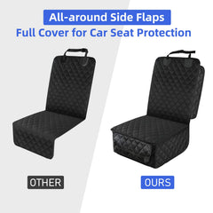 PETICON front seat cover with side-flaps guards seat edges from scratches.