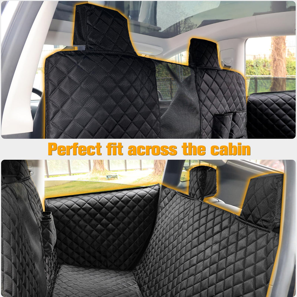 PETICON headrest-inclusive design shields headrests for a premium look.