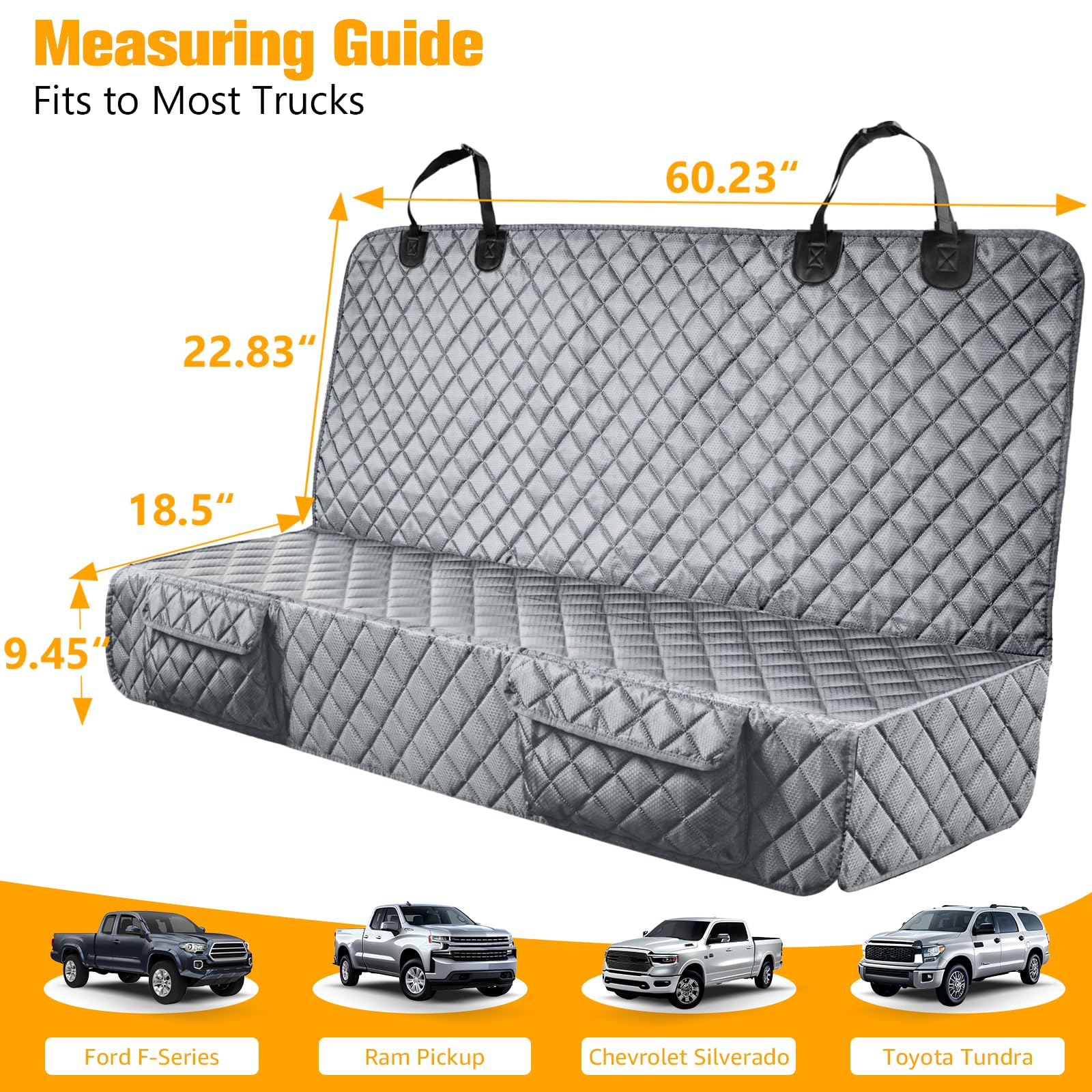 PETICON quick-install buckles demonstrate easy setup around headrests in trucks.