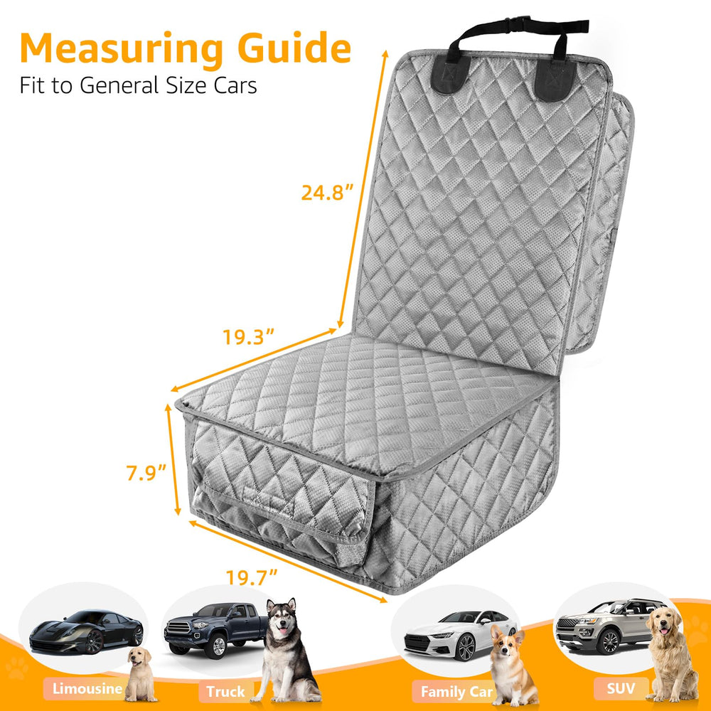PETICON scratchproof surface guards against dog claws during trips.