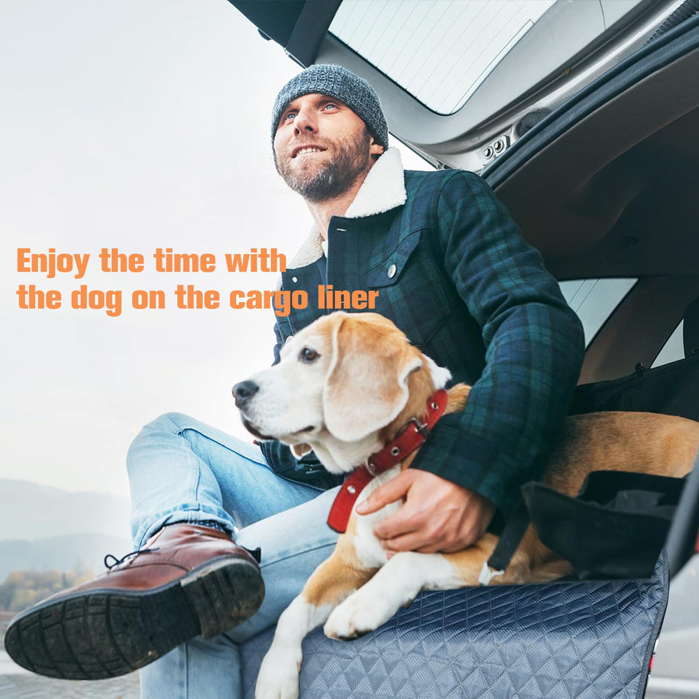 PETICON cargo liner includes suction cups and Velcro for quick secure mounting
