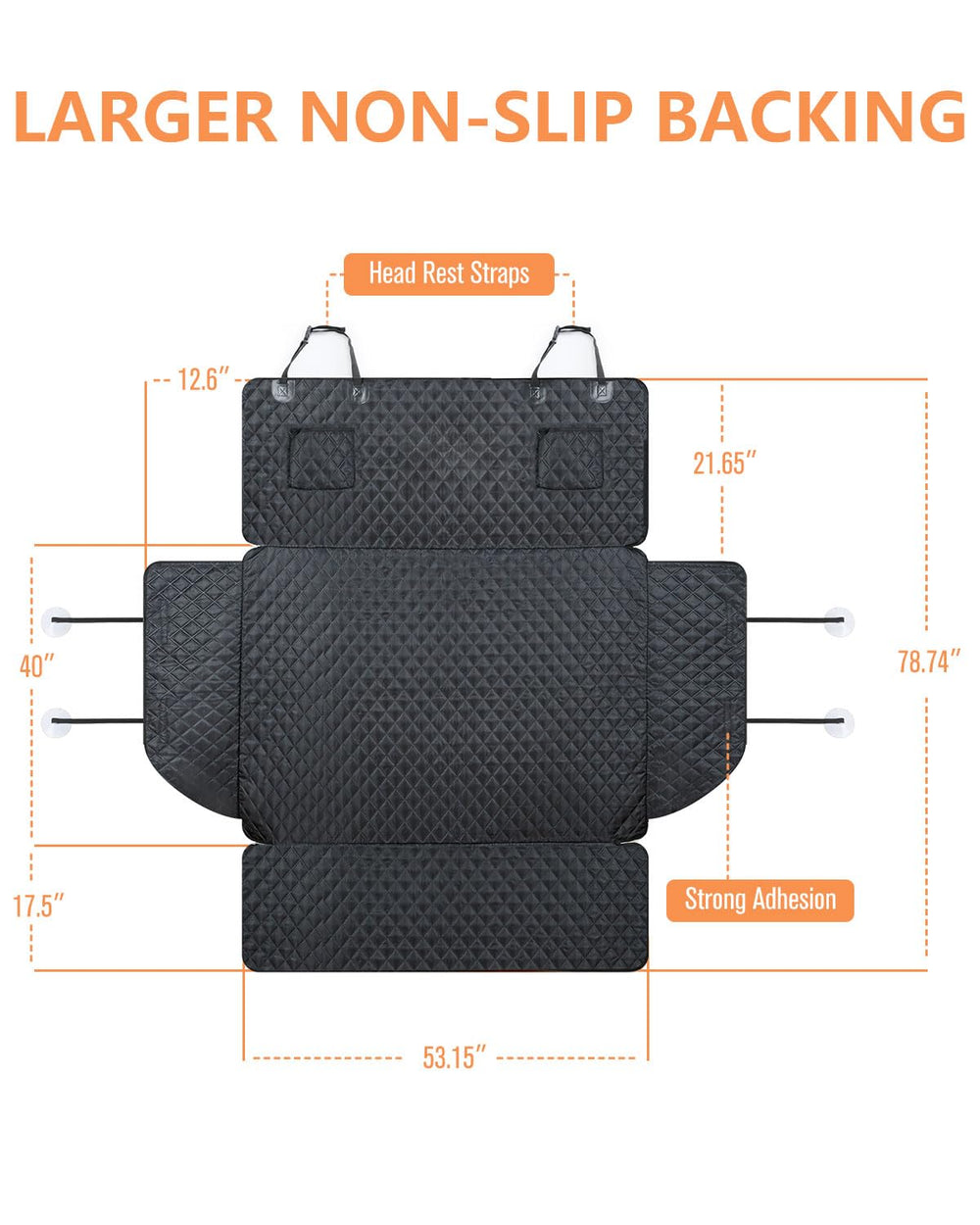 PETICON bumper flap shields trunk edge during easy dog entries and exits