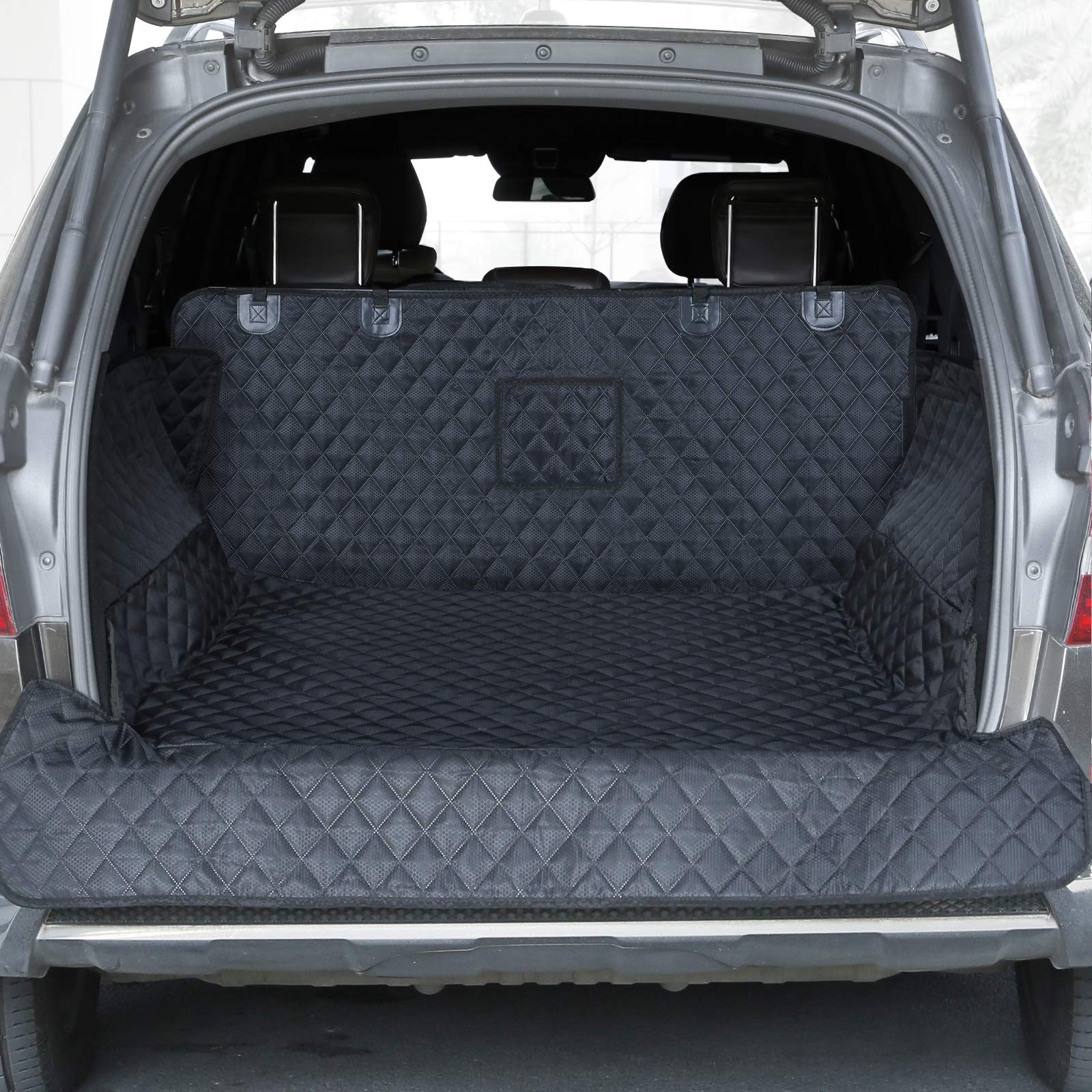 PETICON SUV Cargo Liner folded cover shows compact storage and protective layer