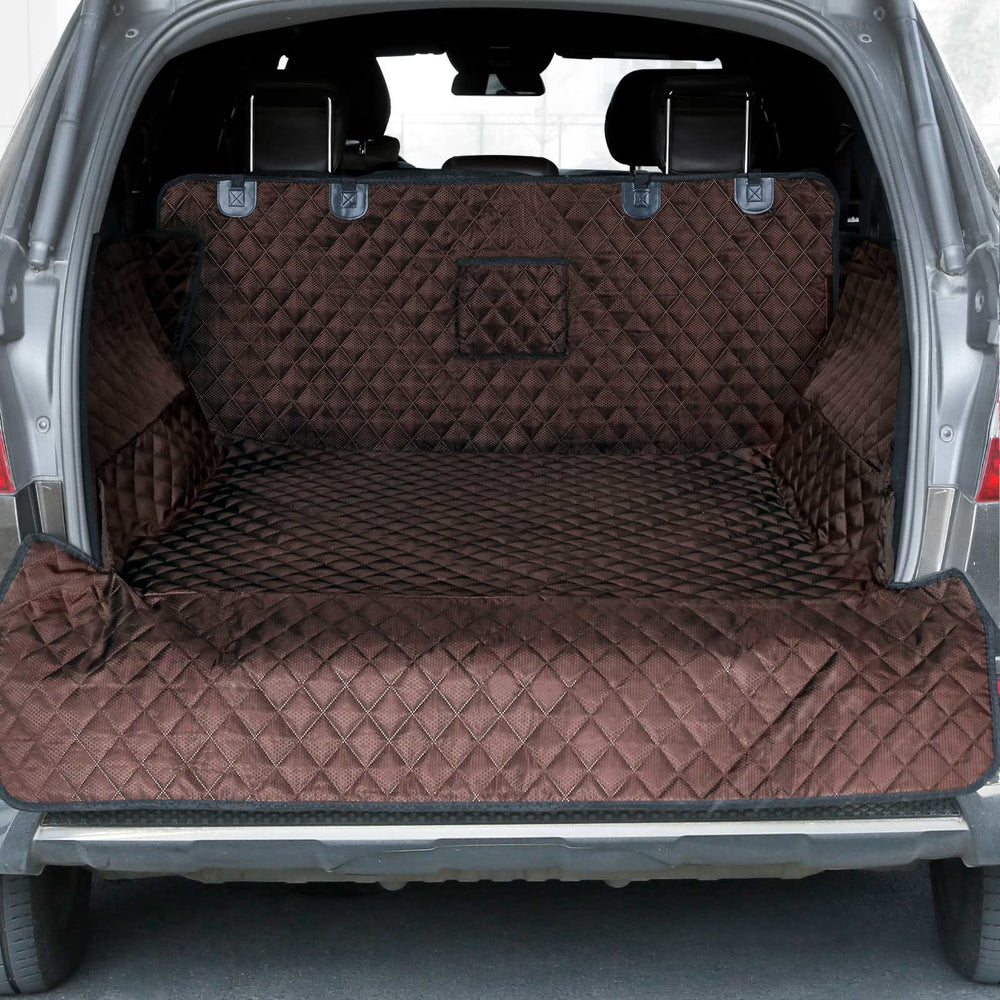 PETICON SUV Cargo Liner folded-fit shows versatile coverage for SUVs