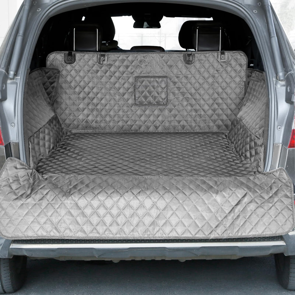 PETICON SUV Cargo Liner folded setup demonstrates compact storage in your trunk.