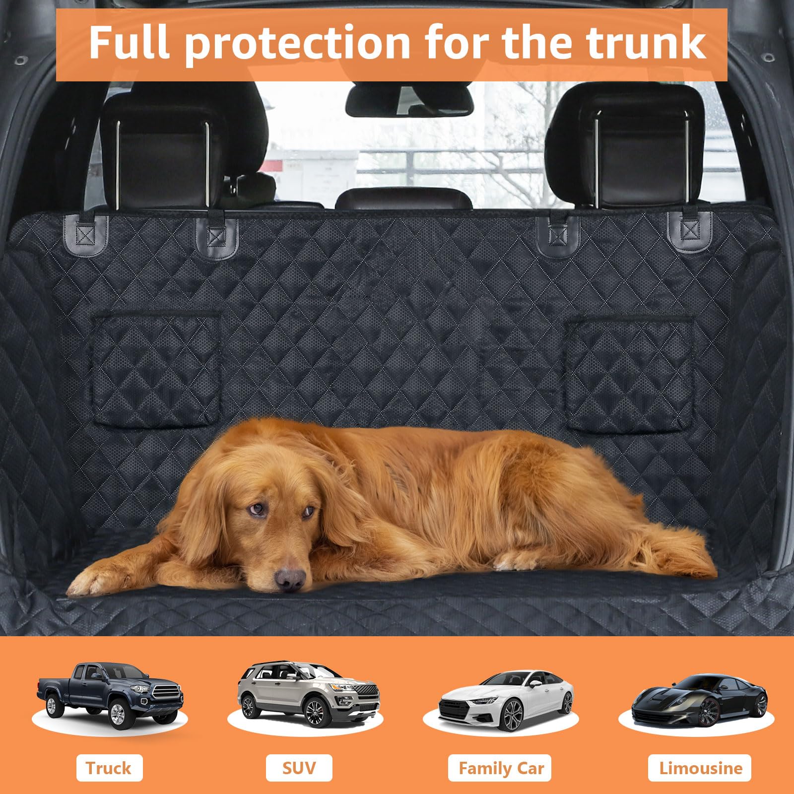 PETICON non-slip back keeps the mat stable on car floors for safe trips