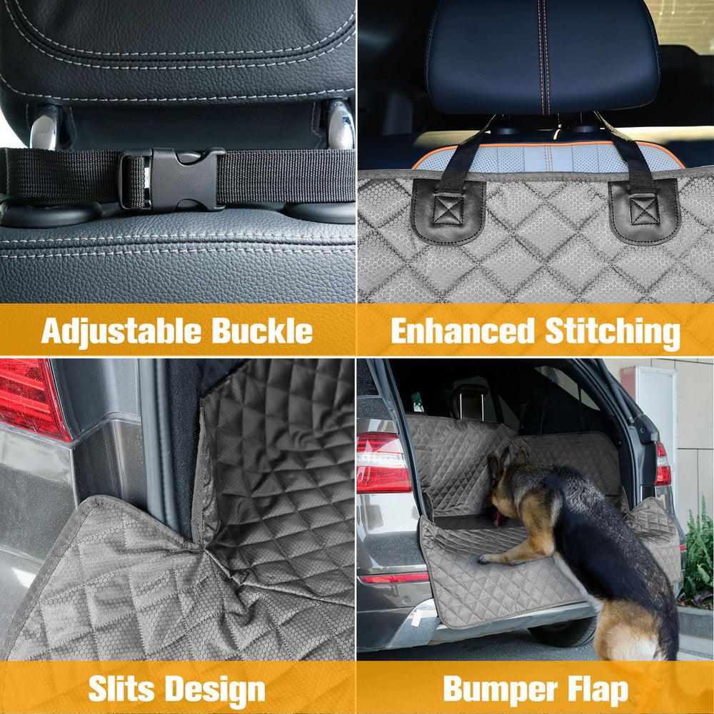 PETICON SUV Cargo Liner non-slip backing keeps the mat stable on turns.