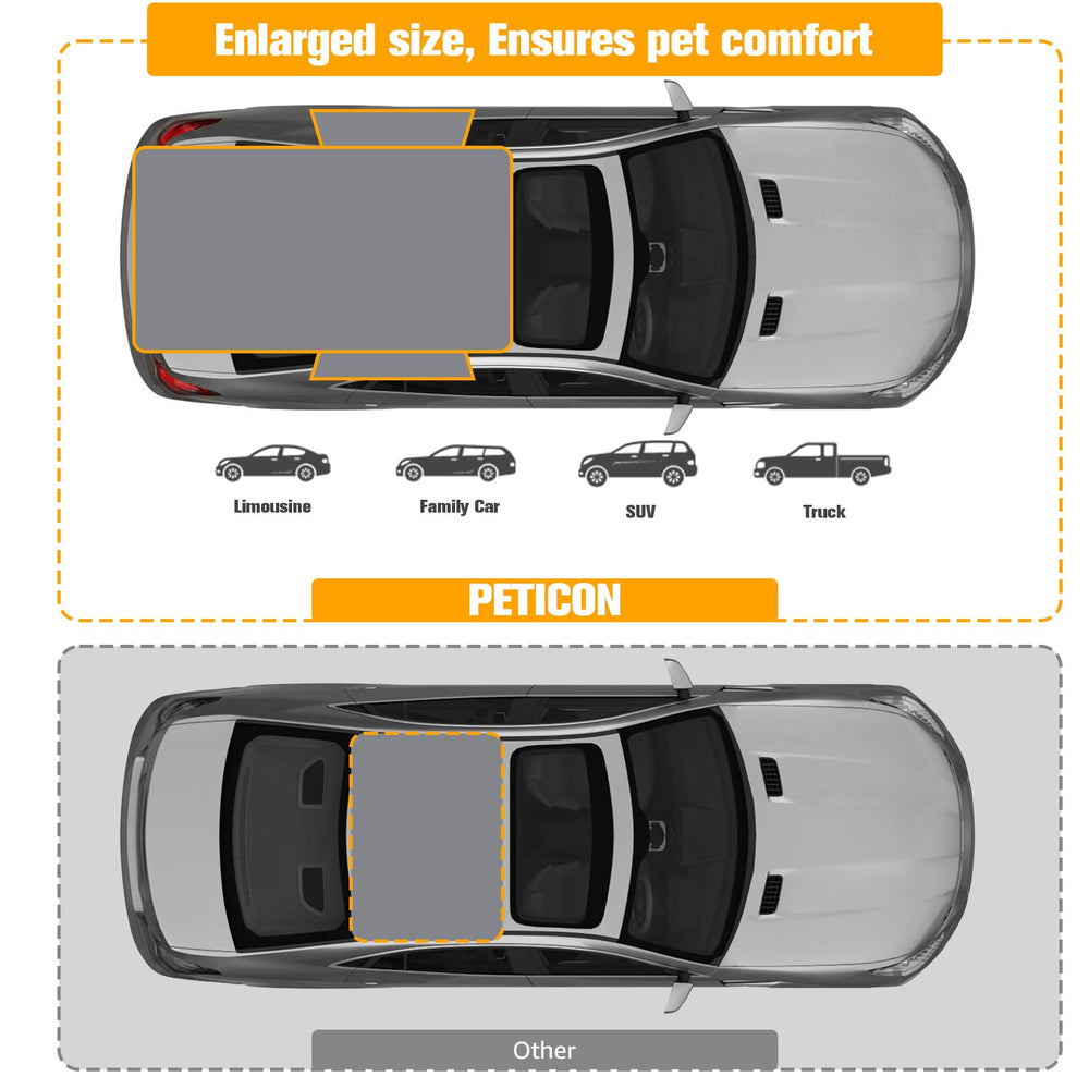 PETICON SUV Cargo Liner PU leather close-up highlights scratch-resistance