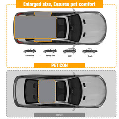 PETICON SUV Cargo Liner PU leather close-up highlights scratch-resistance