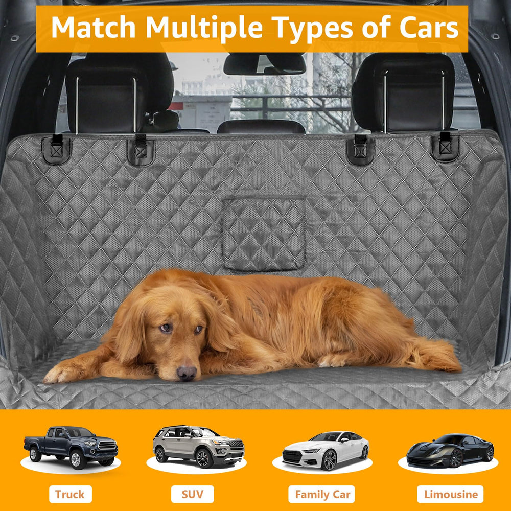 PETICON SUV Cargo Liner wide coverage protects large SUVs and cars.