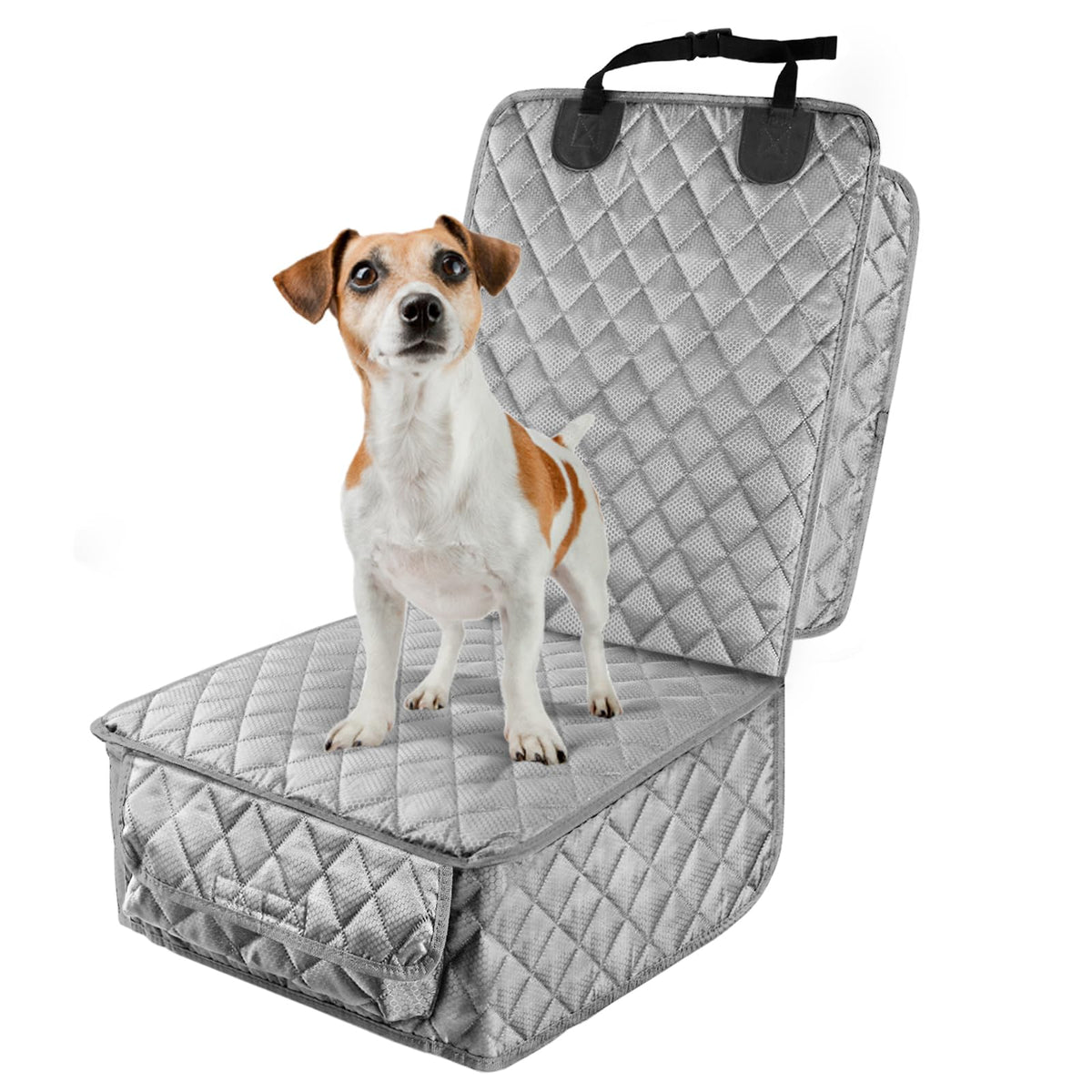 PETICON waterproof front seat cover protects against spills and messes.