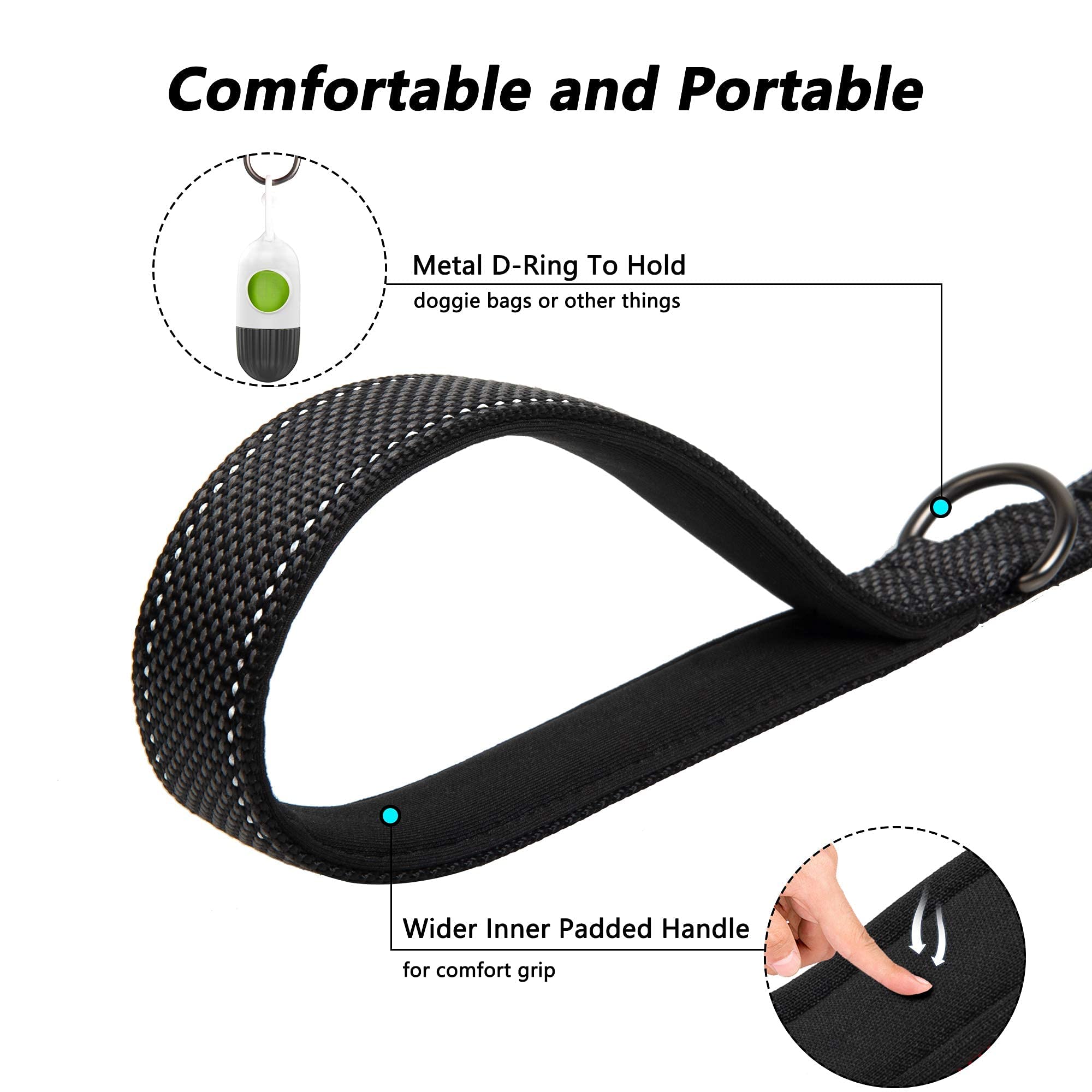 PetiFine upgraded clasp and D-ring simplify secure attachment and hanging accessories