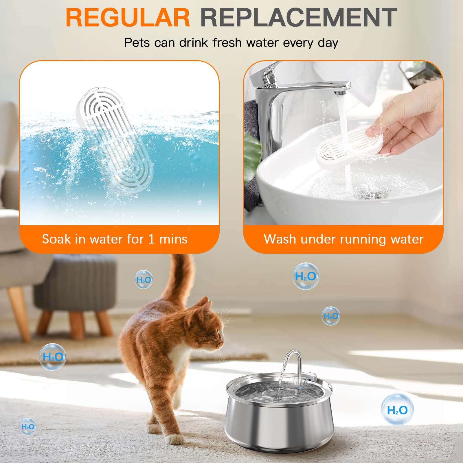 Petilog BPA-free material ensures safe filtration for pets