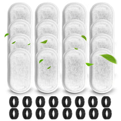 Petilog cat fountain filters 16-pack for fresher drinking water.