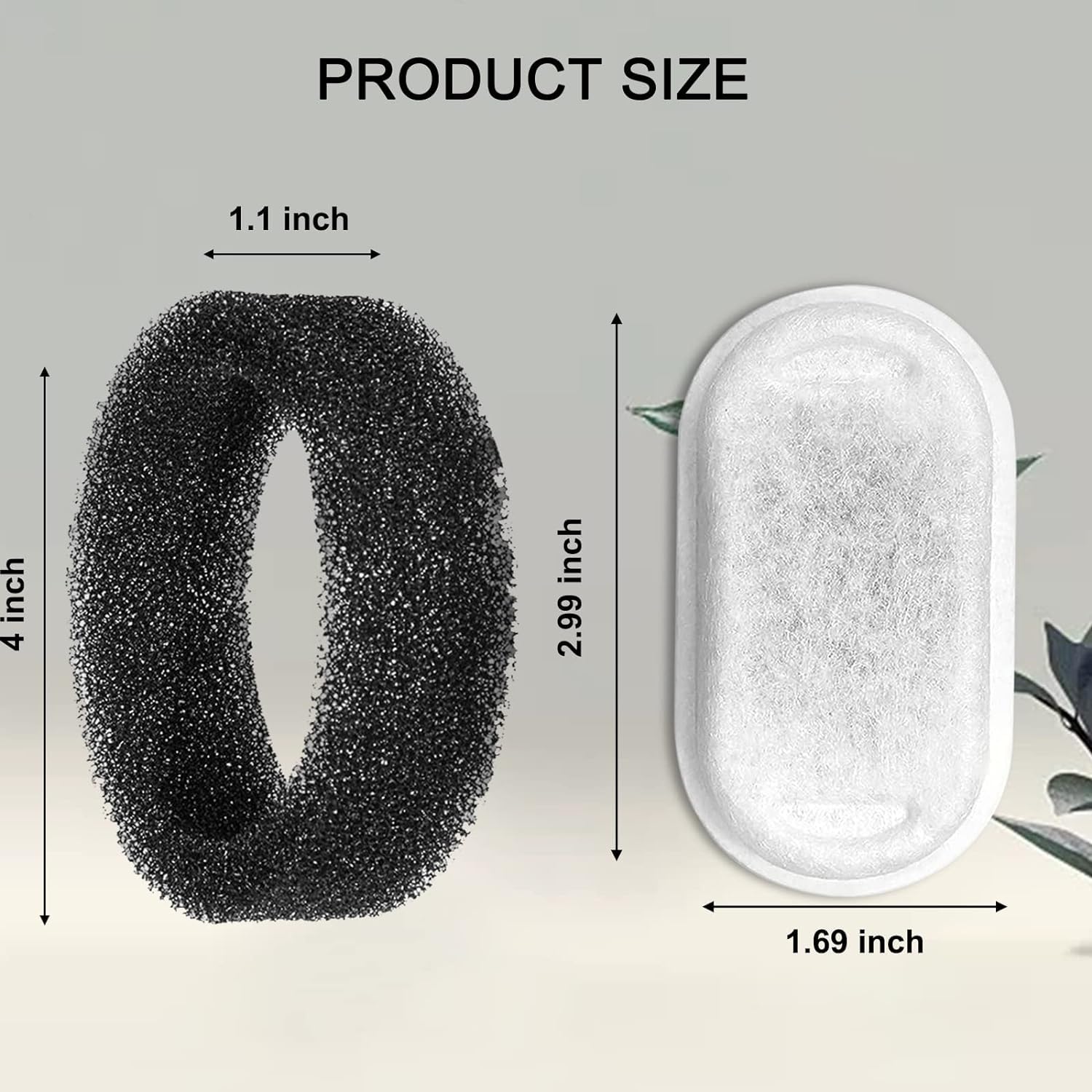 Petilog cat water fountain filter uses non-woven fabric for efficient particle filtration