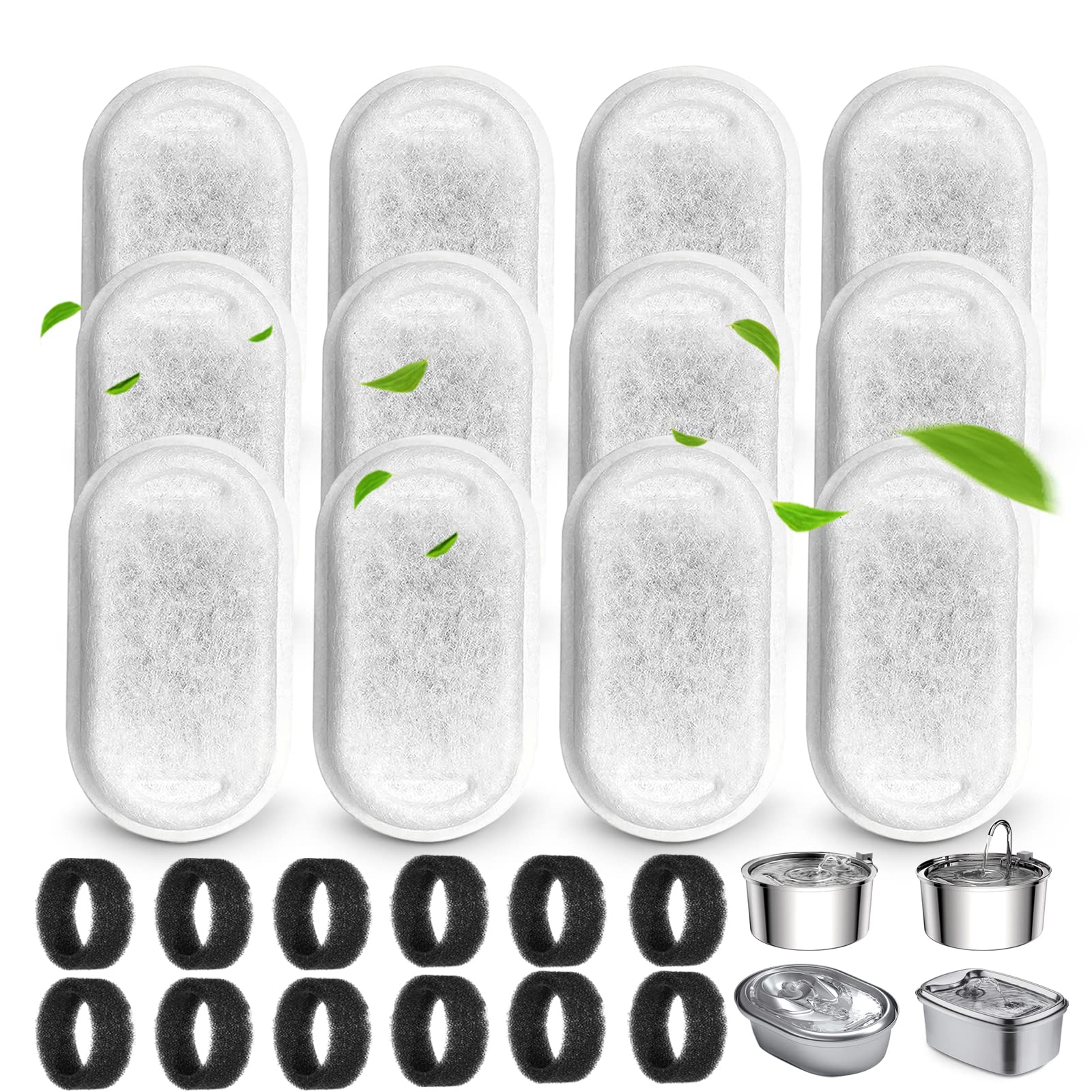 Petilog cat water fountain filter pack ensures fresh hydration for households with multiple cats.