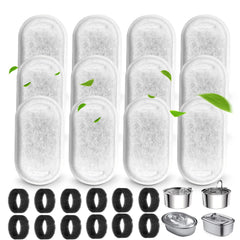 Petilog cat water fountain filter pack ensures fresh hydration for households with multiple cats.