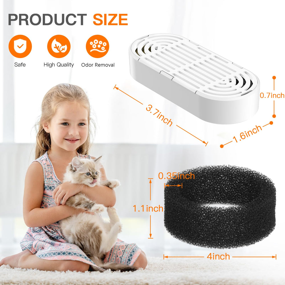 Petilog filtration helps remove hair and food residue for clearer water