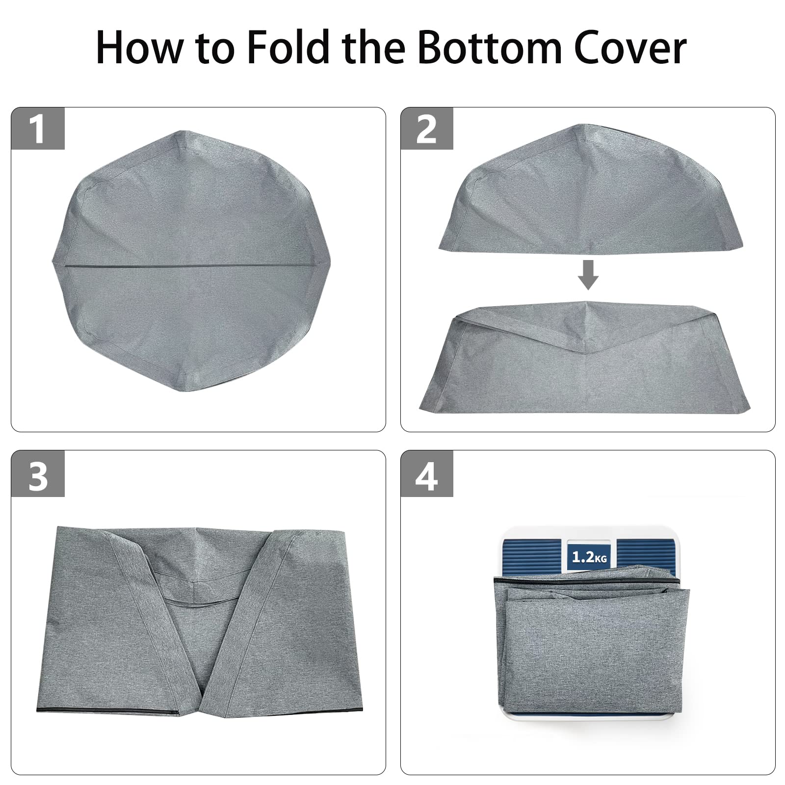 PETIME bottom pad suited for indoor and outdoor use to protect floors.