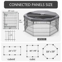 PETIME escape-prevention mesh keeps pets contained with clear visibility