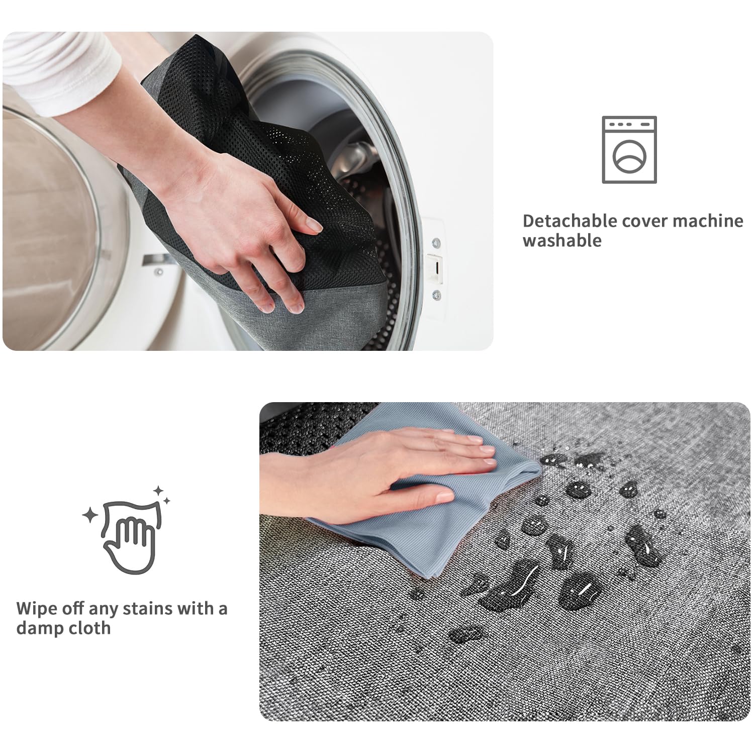 PETIME indoor-outdoor use setup demonstrates portable comfort on travel.